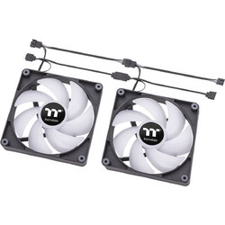 Thermaltake CT120 Case Fan 120mm ARGB με Σύνδεση 3-Pin 4-Pin PWM 2τμχ Black
