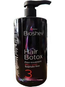 Bioshev Hair Botox Sulfate Free 3 Σαμπουάν για Επανόρθωση 1lt