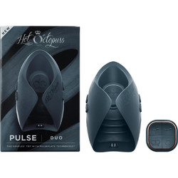 Hot Octopuss Pulse Duo Lux Gray Pocket Αυνανιστήρι με Δόνηση