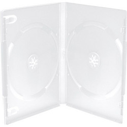 MediaRange DVD Case for 2 Discs 14mm machine packing grade Frosted/Transparent (MRBOX26-M)