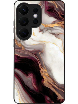 Sonique Marble Series Θήκη Burgundy (Samsung Galaxy S26 Ultra)