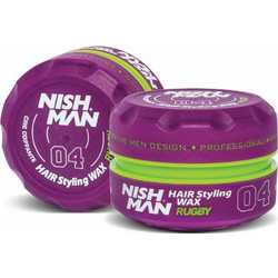 Nish Man Aqua 04 Rugby Κερί Μαλλιών Λάμψης 150ml