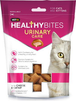 Mark & Chappell Healthy Bites Cats & Kitten Urinary Care 65gr