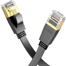 Hoco U/UTP Cat.6 Καλώδιο Δικτύου Ethernet 1m Black 6931474780683