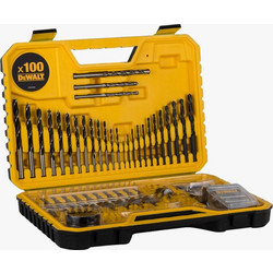 Dewalt DT71563-QZ Σετ 100 Τρυπάνια με Κυλινδρικό Στέλεχος