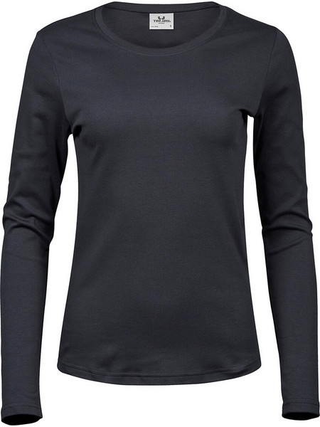 Γυναικείο Μακρυμάνικο T-Shirt Interlock 590 Tee Jays Dark Grey