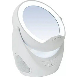 LTC Audio Mirror Speaker Ηχείο Bluetooth 6W με Ραδιόφωνο Λευκό