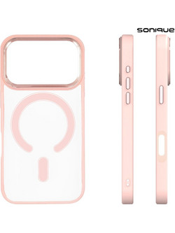 Sonique Magnetic MagMetal Θήκη iPhone 17 Pro Max Pink