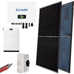 HYBR. SOLAR SYSTEM 3P/20kW 580W PANELS WITH BATT