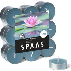 Σετ Διακοσμητικά Κεριά Ρεσώ Spaas με άρωμα Fairy Waterlily και διάρκεια καύσης 8 ώρες - 18 τεμάχια