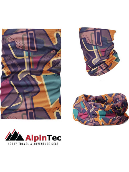 AlpinTec Coolmax UV Art - Πολυμορφικό Μαντήλι Λαιμού με Coolmax & Πιστοποιημένη UPF 40+ Προστασία