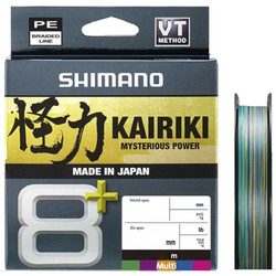 Νήμα Shimano Kairiki 8 Plus (150 Μέτρα) 0.19mm / 12.8kg / Πολύχρωμο