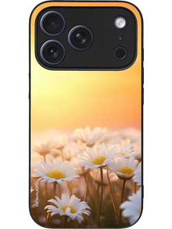 Sonique Sunset in Eden Series Back Cover Golden Daisy (iPhone 17 Pro)