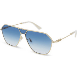 Police SPLL89 300 Ανδρικά Γυαλιά Ηλίου Aviator Μεταλλικά Χρυσό με Μπλε Polarized Φακό