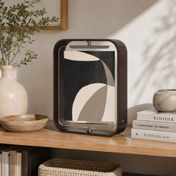Κορνίζα Bellwood Umbra 2 όψεων, με διαστάσεις 18.8x5x23.9cm και διαστάσεις φωτογραφίας 13x18cm - Καρυδί 1019922-746
