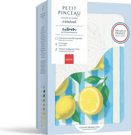 LA PETITE EPICERIE NOTEBOOK A PEINDRE - CITRONS ΖΩΓΡΑΦΙΖΕΤΕ ΜΟΝΟΙ ΣΑΣ ΤΟ ΕΞΩΦΥΛΛΟ ΤΟΥ ΣΗΜΕΙΩΜΑΤΑΡΙΟΥ- 350903 355003