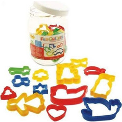 Bigjigs Toys Βάζο με 24 κουπάτ ζαχαροπλαστικής - πλαστελίνης