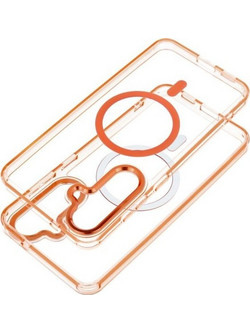 Iself Tpu Mag Hybrid Samsung A27 5G Orange Backcover - (ISMAGHSAMA27)