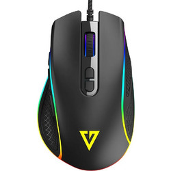 Modecom Volcano Veles Ενσύρματο Gaming Ποντίκι RGB 12800 DPI Black