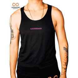 LEGENDARY ΦΑΝΕΛΑ ΤΙΡΑΝΤΑ TOP BREATHE ΜΑΥΡΟ 95%-5% POLY-SPANDEX - Μαύρο