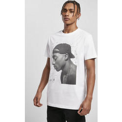 Tupac Cracked Background Tee white