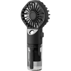 Techsuit G10 Mini Ανεμιστήρας με Υγραντήρα και 4 Επίπεδα Ταχύτητας USB - Μαύρο