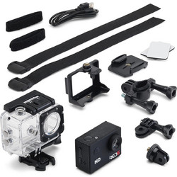 Αδιάβροχη Action Camera The Source RED5 έως 30m με Σετ Στήριξης Οθόνη LCD 2" (5056327920670)