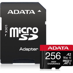 Adata High Endurance microSDXC 256GB Class 10 U3 V30 UHS-I A2 + Adapter