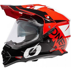 O'Neal Sierra V.23 Black / Red Κράνος Μηχανής On / Off 1590gr