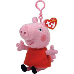 TY BEANIE BABIES ΛΟΥΤΡΙΝΟ ΜΠΡΕΛΟΚ: PEPPA PIG 8,5 ΕΚ