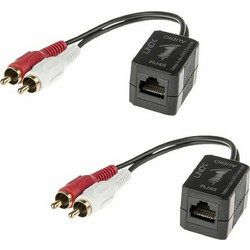 Lindy Cat 6 100m Analog Stereo Extend Passive Audio Extender