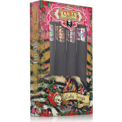 Cuba Jungle Heartbreaker Eau de Toilette 35ml + Snake Eau de Toilette 35ml + Tiger Eau de Toilette 35ml + Zebra Eau de Toilette 35ml