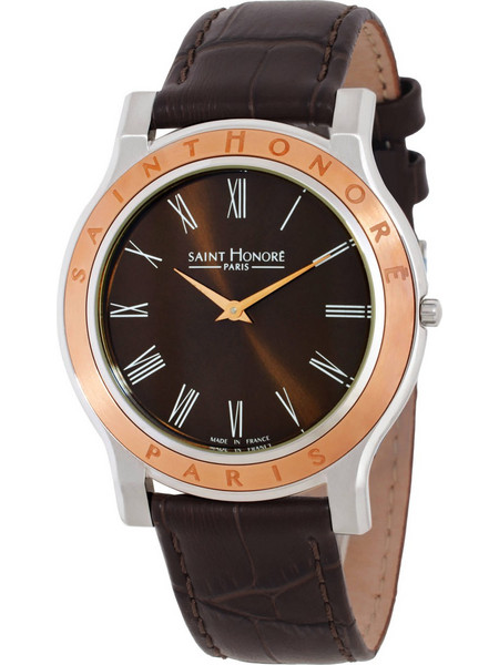 Saint Honore Deauville Ανδρικό Ρολόι με Καφέ SH DE826001 6MR
