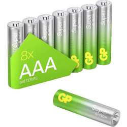 Gp Super Alkaline AAA 8τμχ
