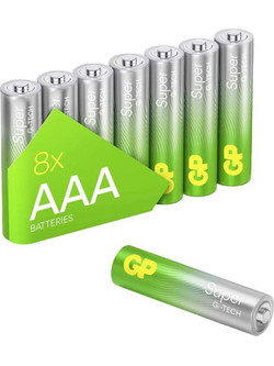 Gp Super Alkaline AAA 8τμχ