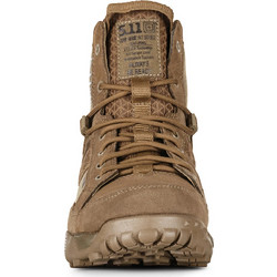 5.11 Tactical A.T.A.C. 2.0 8" Side Desert Desert Dark Coyote Άρβυλα Στρατού με Φερμουάρ Καφέ 12393