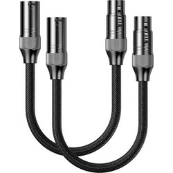 Fosi Audio XLR Cable 0.3m pair