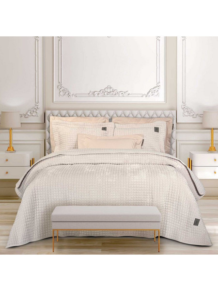 ΚΟΥΒΕΡΤΟΡΙΟ KING SIZE GREENWICH POLO CLUB 4429 IVORY (240X250CM)