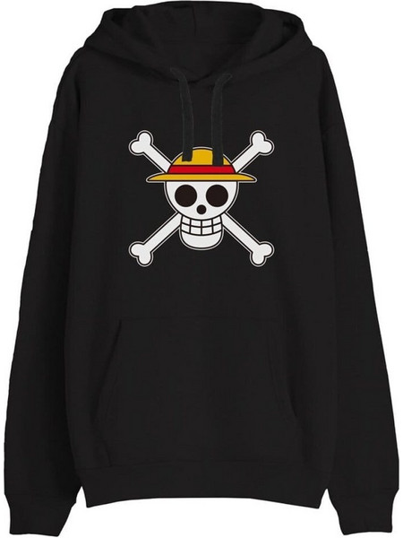 One Piece Sweater Skull Black Size M