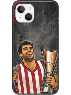 Θήκη Kings of Europe Legends - Saint George iPhone 14 Black TPU (Μαύρη Σιλικόνη)
