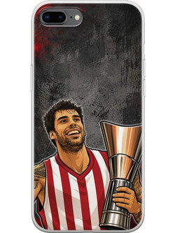 Θήκη Kings of Europe Legends - Saint George iPhone 8 Plus Flexible TPU (Διάφανη Σιλικόνη)