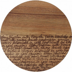 Πλατώ Σερβιρίσματος Snacks & Nibbles Acacia RD0018044 Φ20x1,5cm Natural Raeder Ξύλο