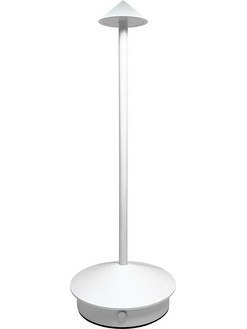 Darwin DRW-230W Λευκό Επαναφορτιζόμενο Φωτιστικό LED 2W 30cm Ψυχρό Λευκό