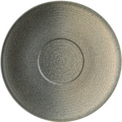 Πιατάκι Premium Vitrified για Φλιτζάνια 16cm Μπεζ σειρά Hornfels Ripple BONNA Σετ 6 c546281