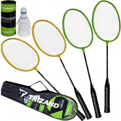Trizand Σετ Badminton 4 Ρακέτες, 3 Φτερά Σε Θήκη 00027681