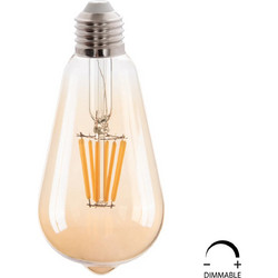 ΛΑΜΠΤΗΡΑΣ HM4188.02 LED FILAMENT 8W E27 DIMMABLE 3000K GOLD