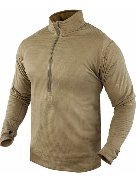 Φλις Πουλόβερ Condor Base II Zip Pullover Coyote