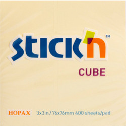 Post-it Stick N Notes απλό 1 τεμ. 76x76mm(400φύλλα)
