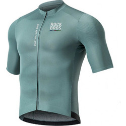 Rockbros Road To Sky men's Cycling jersey, Short sleeve, M - gray-Blue 5907769392450 - (15120014017)