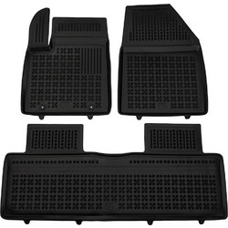 BYD Atto 2 2024+ Electric λαστιχένια μαύρα πατάκια σκαφάκια Rezaw Plast - 3τμχ